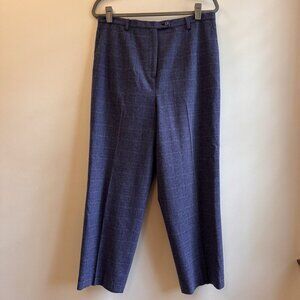 Pendleton VTG 90s Purple Glen Plaid Wool Suit Pants Size 14